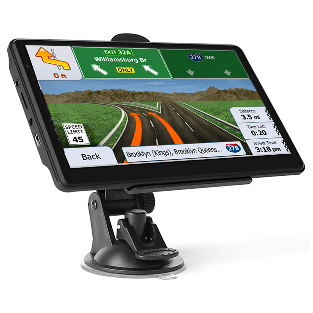 GPS-навигация для автомобилей и грузовиков 2023 года карты GPS-навигация для транспортных средств 7-дюймовый сенсорный экран голосовой автомобильный GPS-навигатор для грузовиков предупреждение о превышении скорости Австралия
