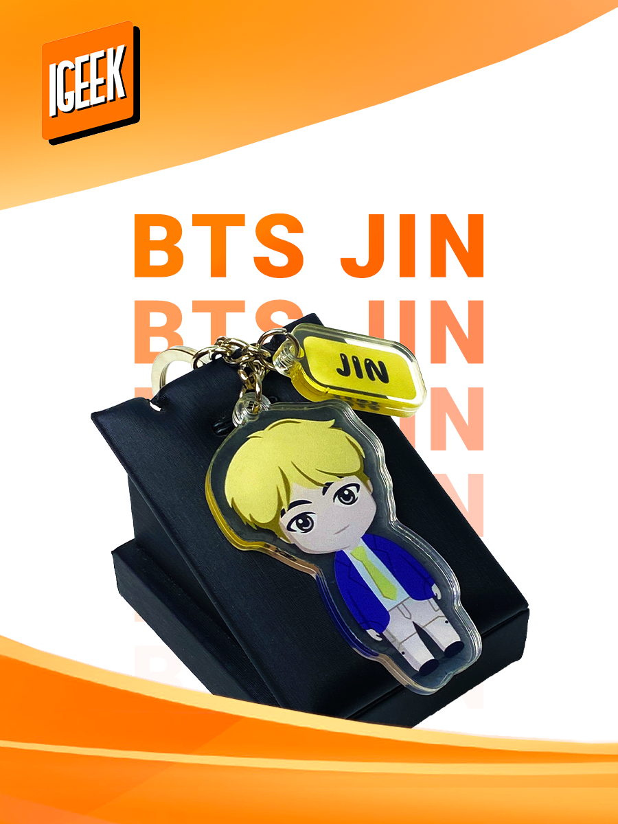 Брелок iGEEK, бордовый, синий — фото 1