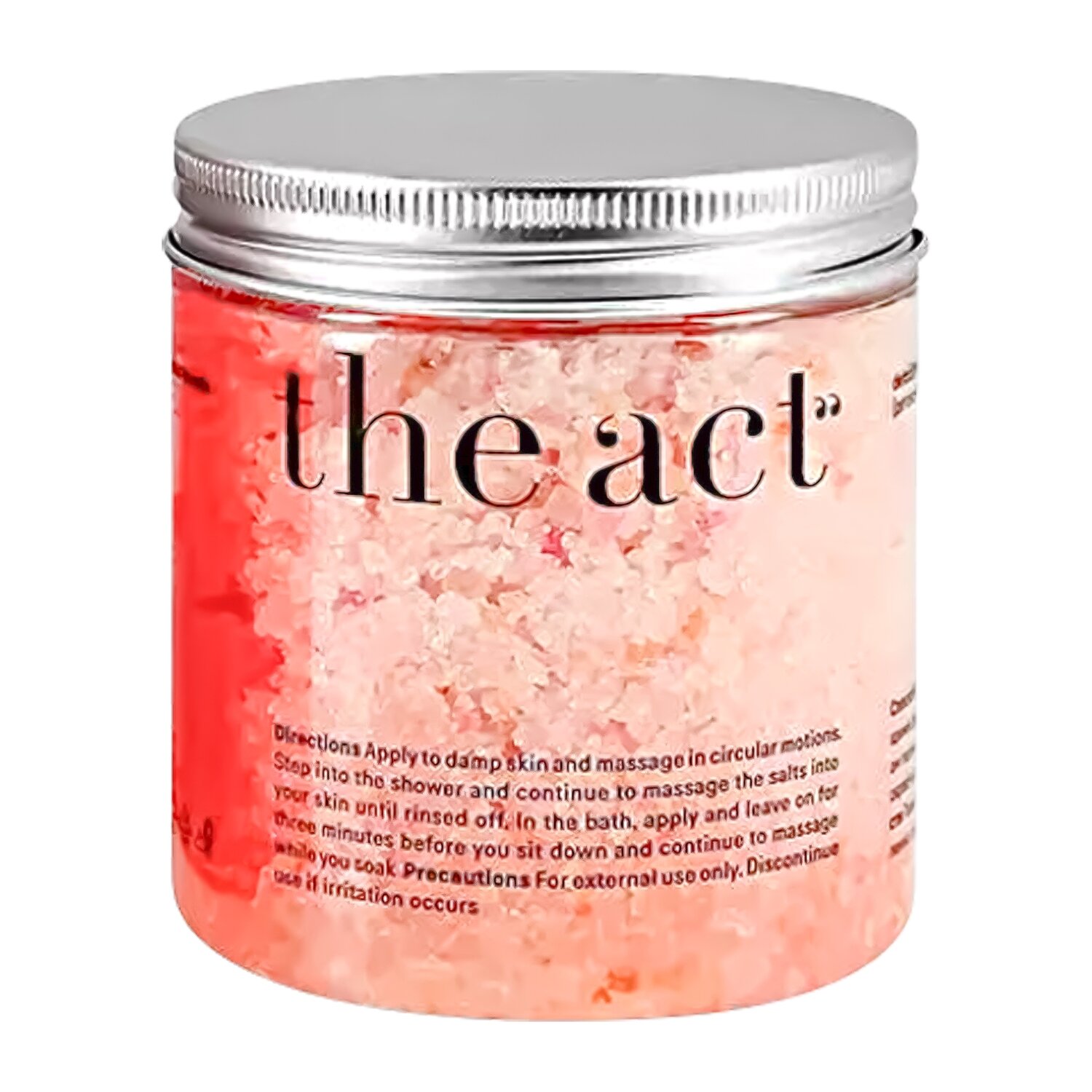 Скраб для ног "Грейпфрут" THE ACT, 2 в 1, соль для ванны и скраб, 300 г