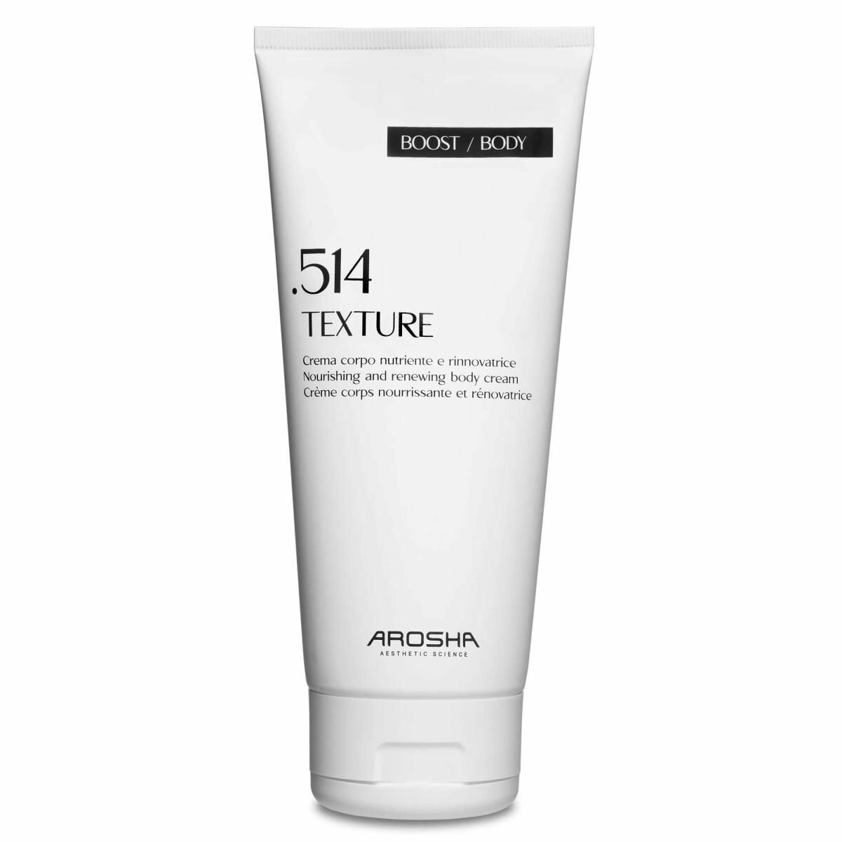 AROSHA .514 TEXTURE Омолаживающий крем для тела с мощным увлажняющим и питательным действием