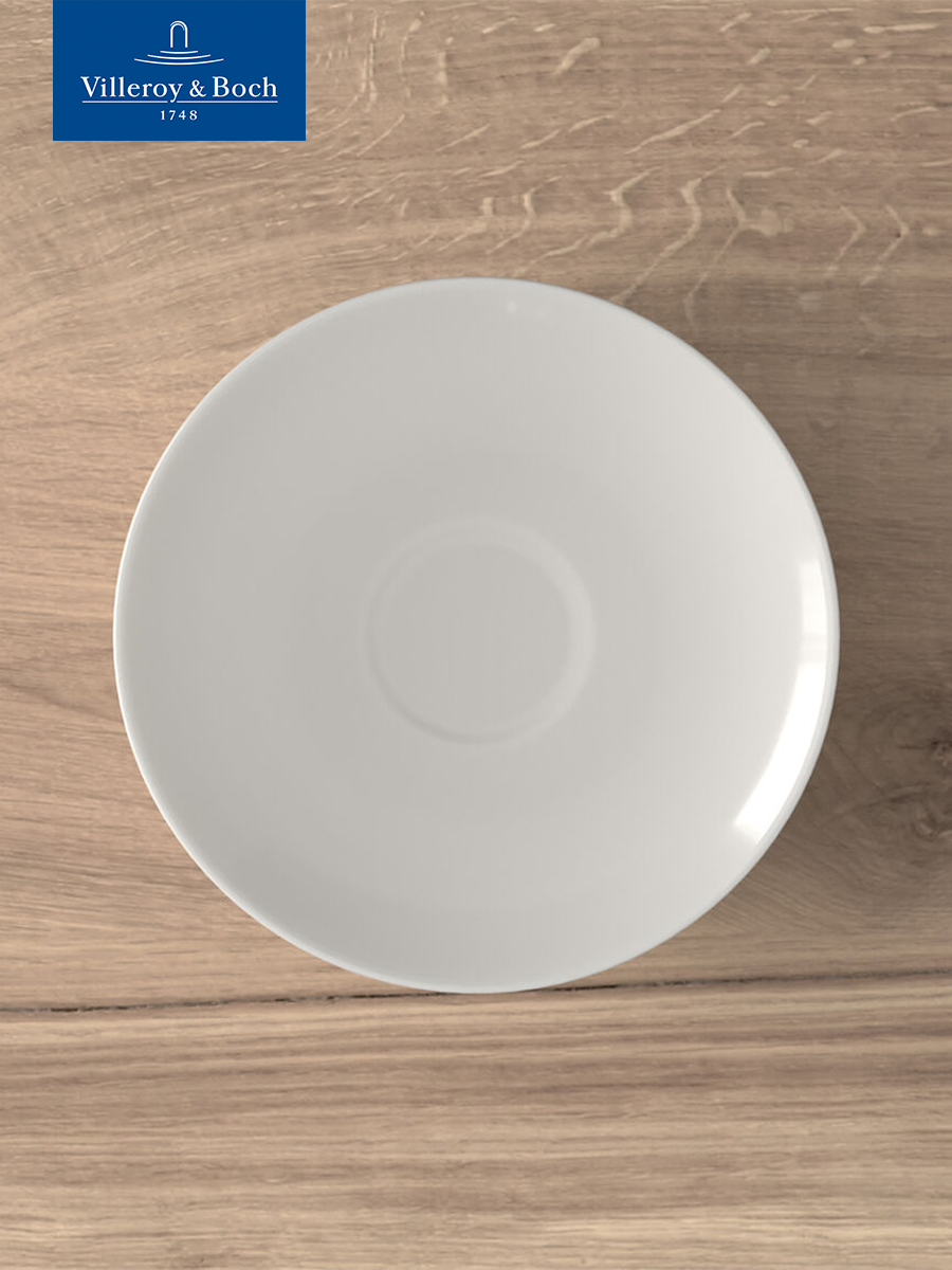 Блюдце фарфоровое 14 см, Twist White, Villeroy & Boch, Премиум-Фарфор