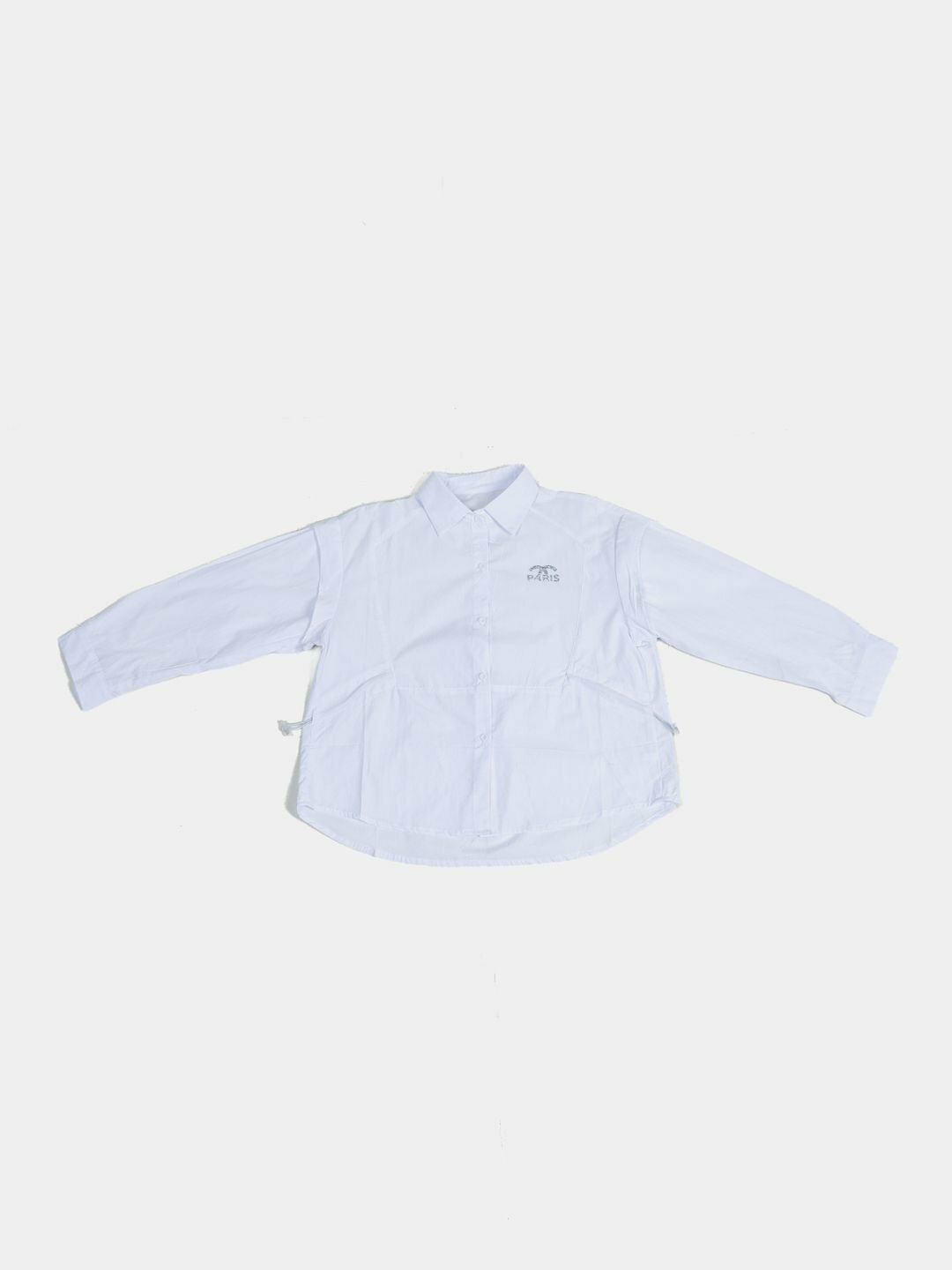 Школьная рубашка, размер 130,140,150,160,170, 000 белый — фото 1