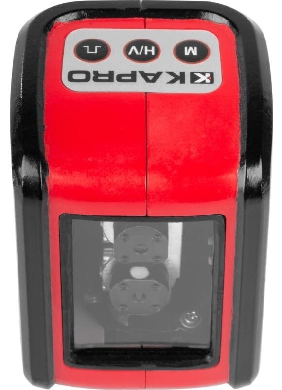 Лазерный уровень KAPRO / Капро 852 батарейки АА 2 красных луча 20м ±0.2мм/м IP54 / нивелир