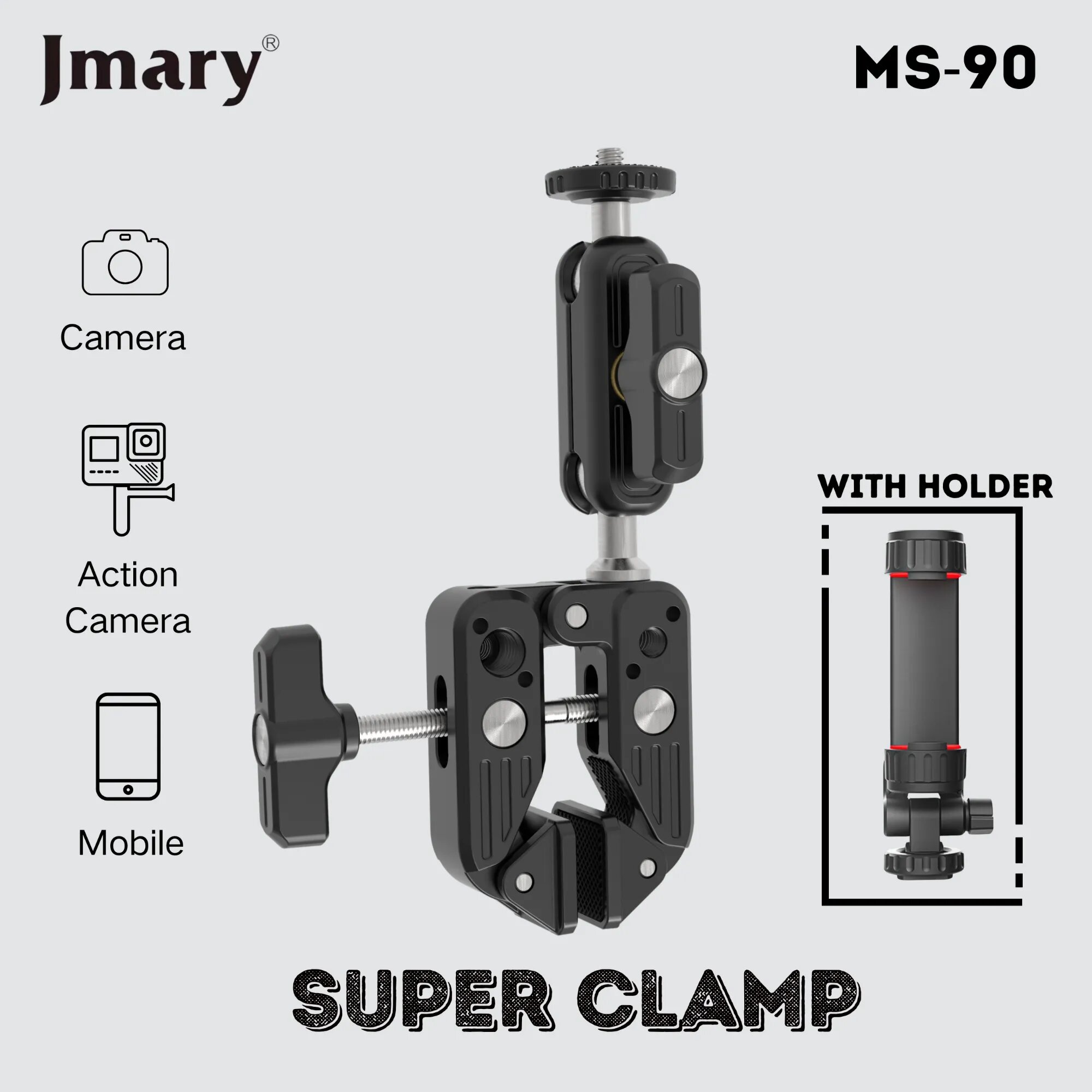 Штатив-монопод JMARY MS-90 для смартфона, селфи-палка, черный