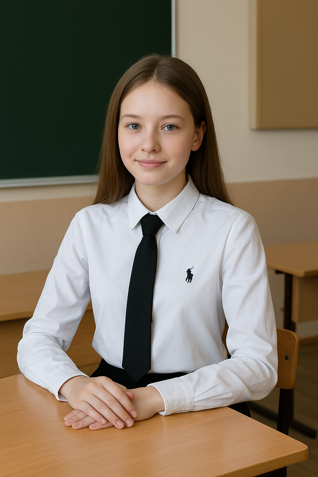 Блуза POLO, размер 42-48, 000 белый