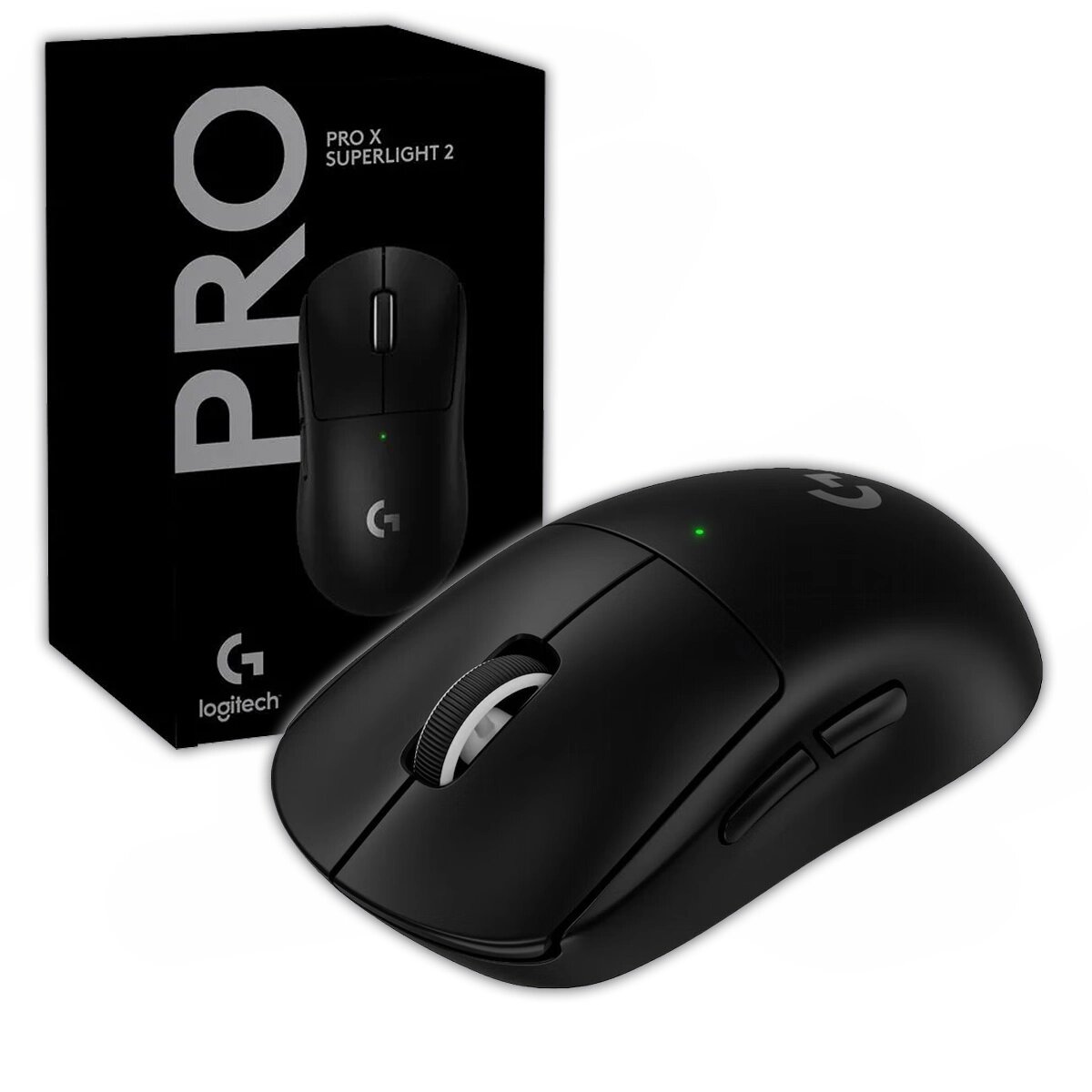 Беспроводная игровая мышь Logitech Pro X Superlight 2, высокоточная, черного цвета