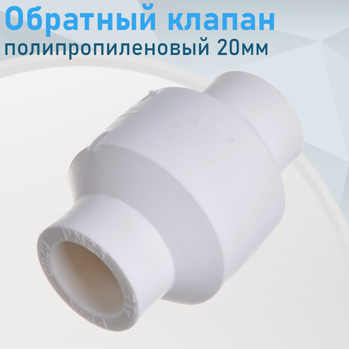 Изображение товара Обратный клапан полипропиленовый 20мм 36587