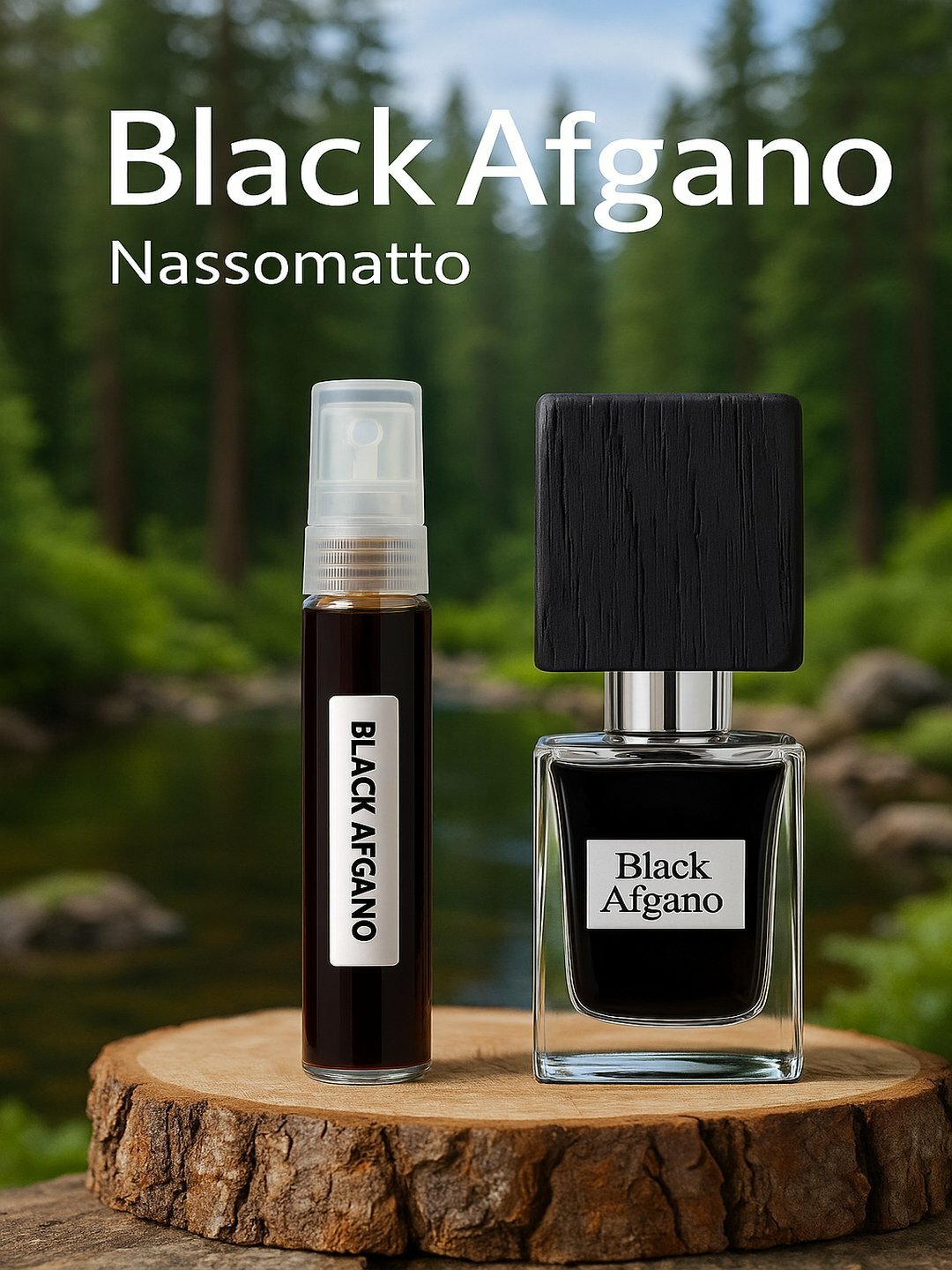 Black Afgano духи, парфюмерная вода для мужчин и женщин, Black Afgano Nasomatto, 10мл
