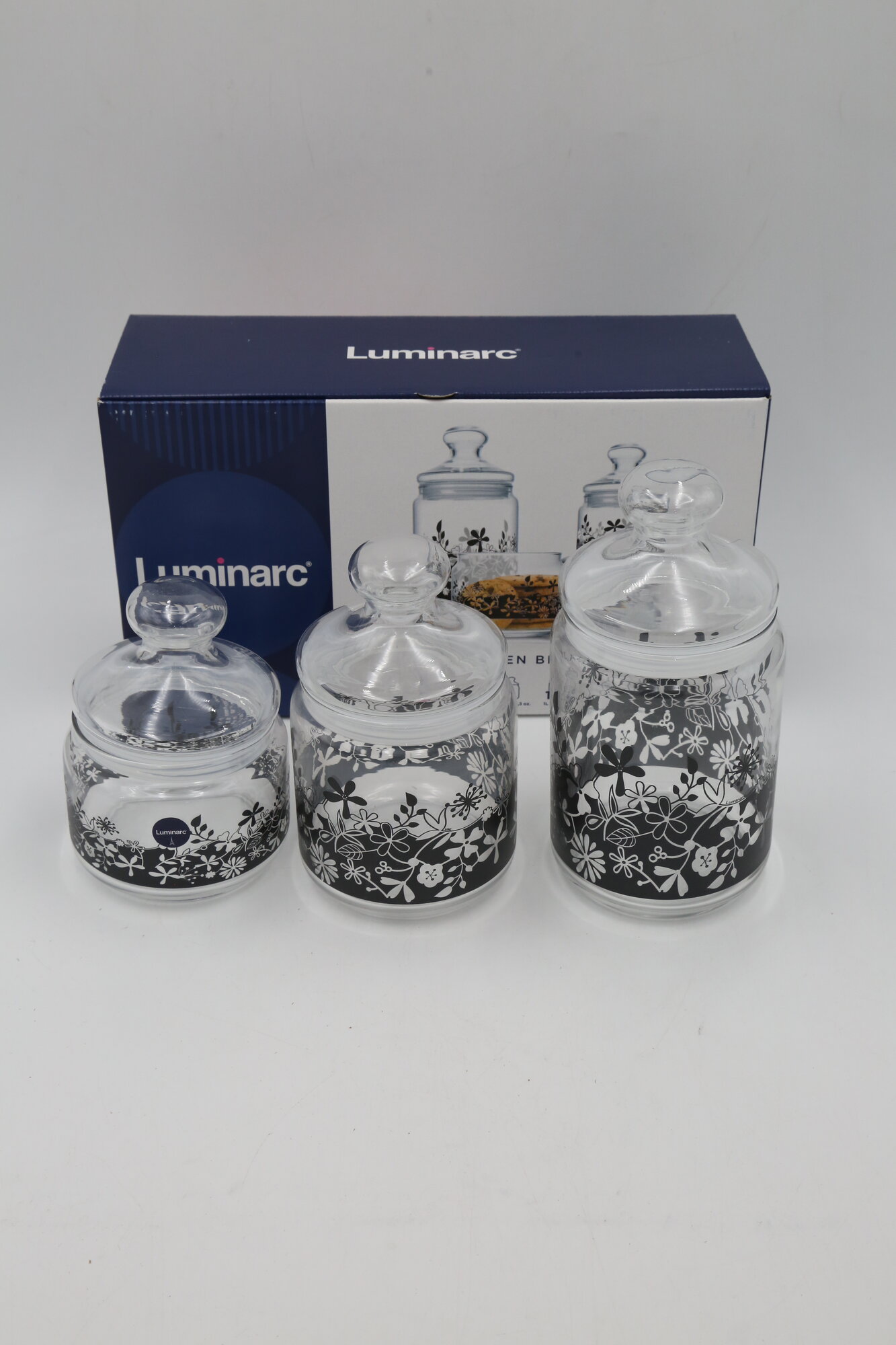 Набор банок LUMINARC "EDEN BLACK" P2326 3пр 1х5