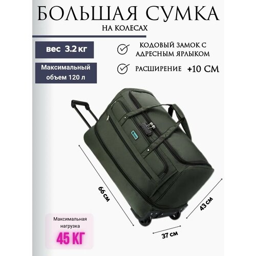 фото Сумка дорожная possess, зеленый