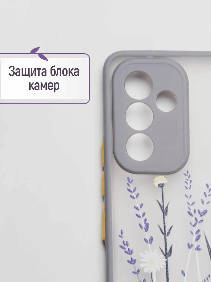 Чехол на samsung s23fe силикон противоударный; защита камеры — фото 1