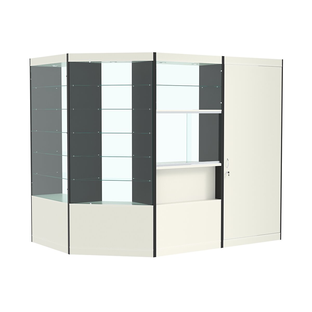 Павильон №7 из ДСП (3 79 кв. м) Белый и Черный. Производитель товара - компания ТОБ.