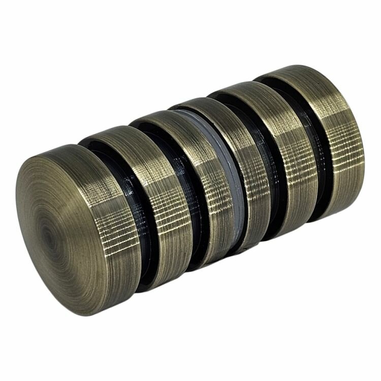 Ручка-кноб для двери душевой кабины под 1 отверстие 8мм алюминий бронза JP20109