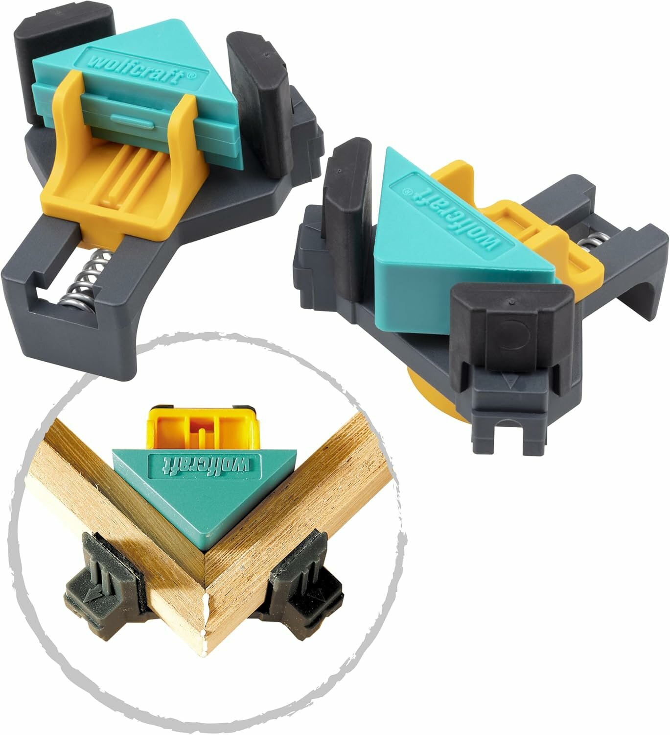 Зажим угловой WOLFCRAFT ES 22  для фиксации   комплект 2 шт 