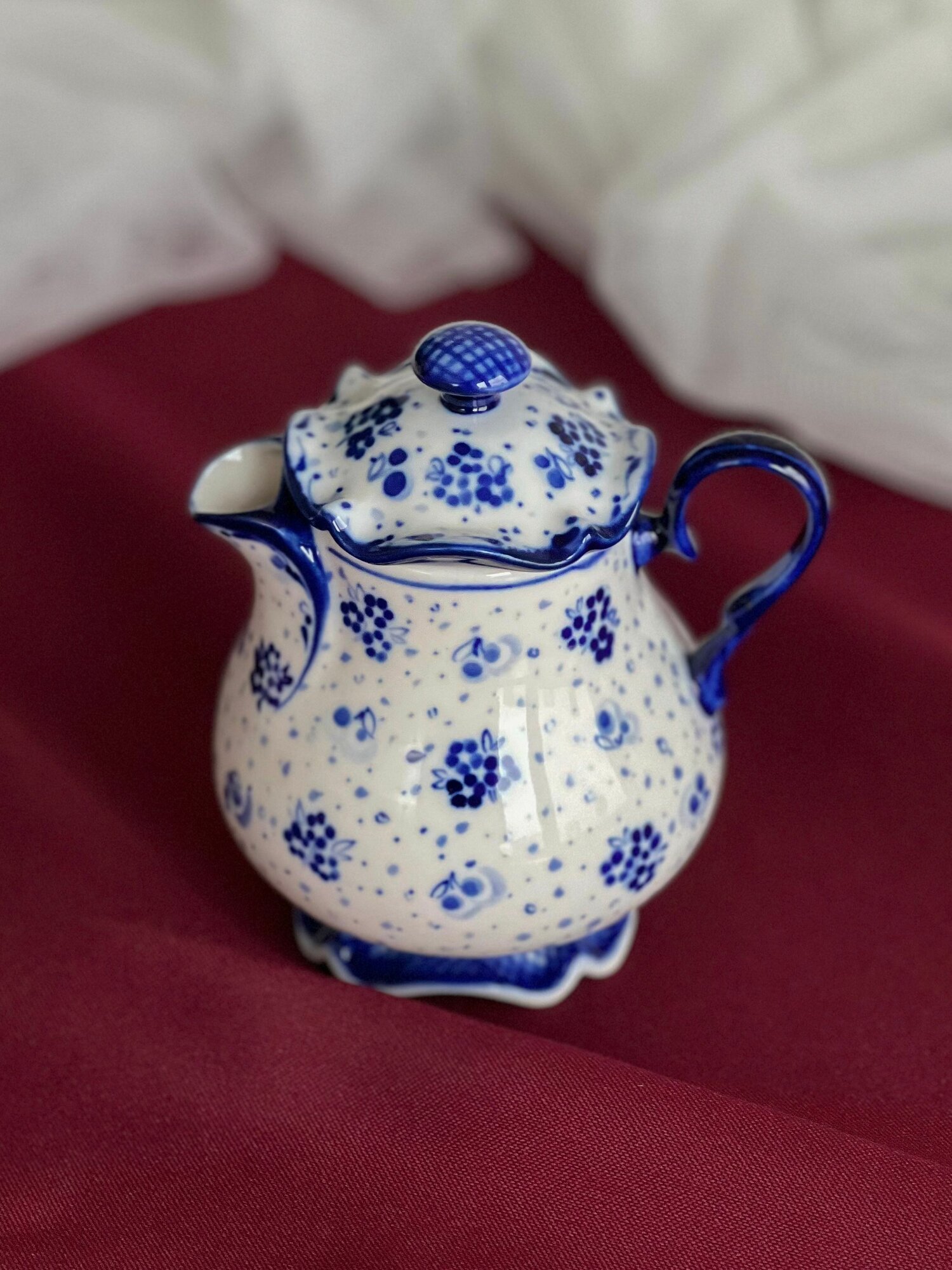 Молочник гжель 