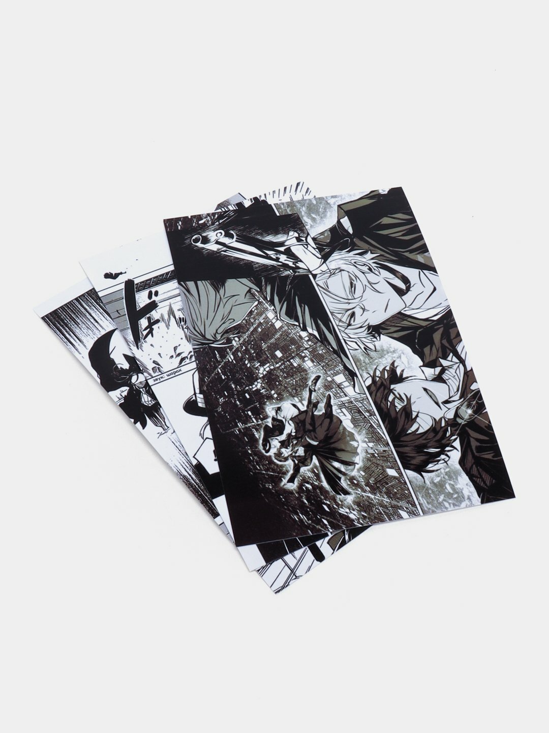 Мини постер Бродячие псы Аниме, 10 * 15 см, набор из 3 шт утонченный дизайн,