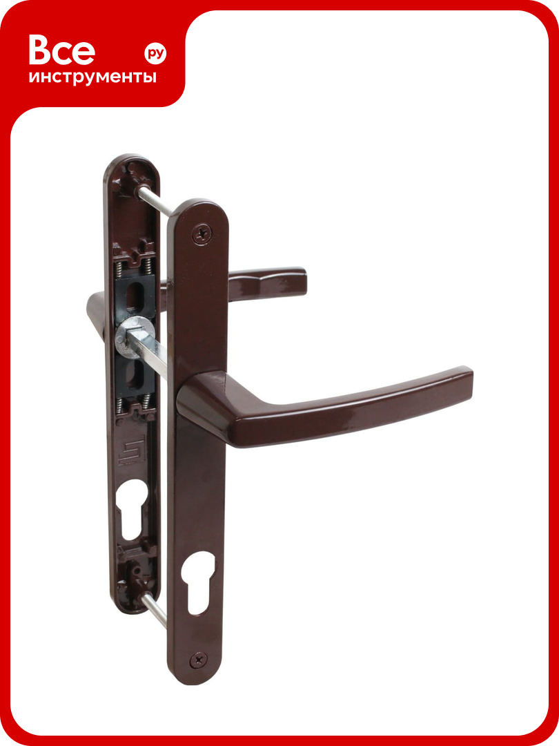 Комплект ручек булат РФ 85.25.02.8017 урал коричневый с пружин. м/о 85 