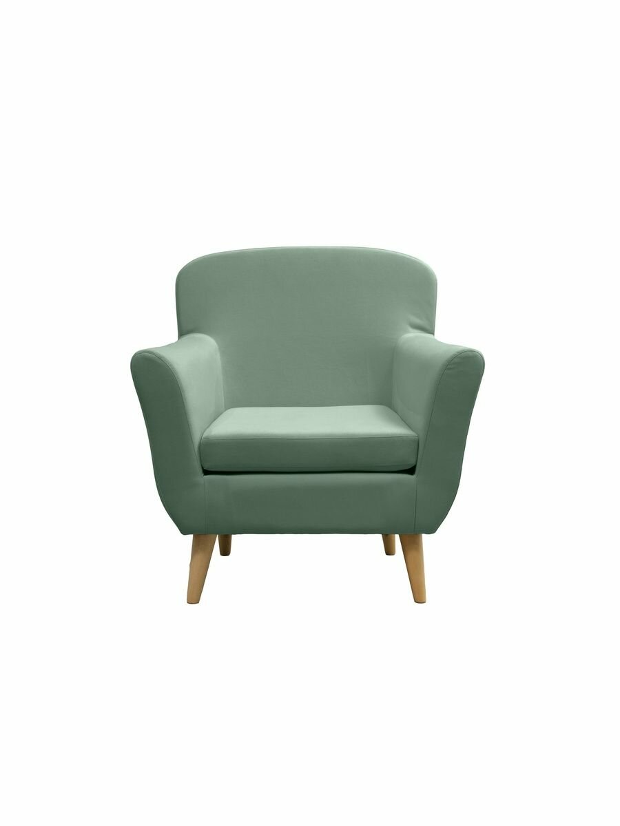 Кресло М-Стиль Орион искусственный велюр на ножках нераскладное