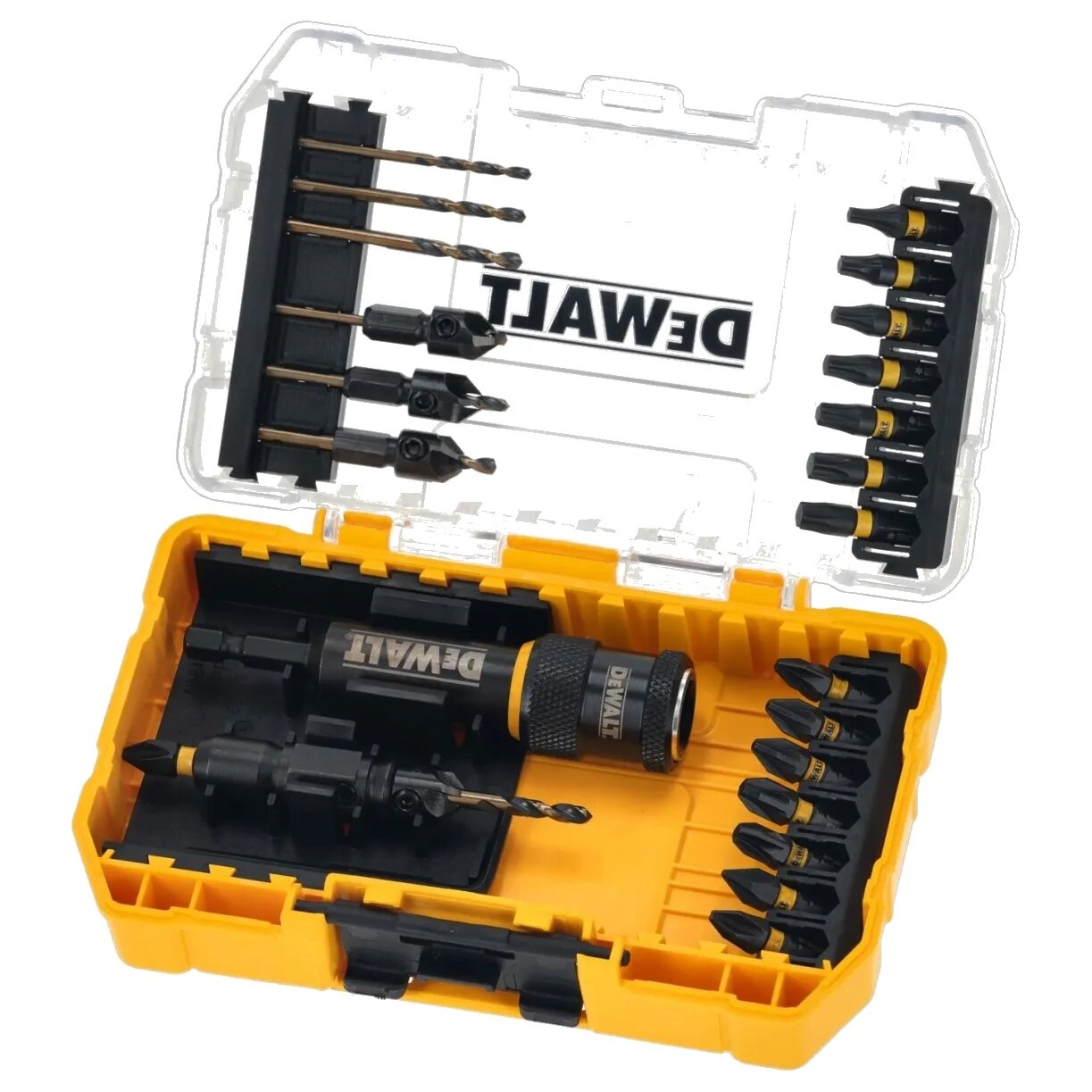 Набор пилотных сверл и бит DeWALT Flip&Drive в кейсе DT70779T-QZ