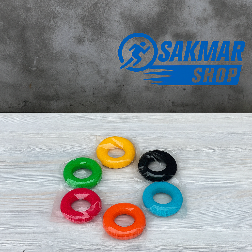 Эспандер для рук и пальцев, тренажер для кисти рук, круглый, 6 цветов K57 (28766-24)