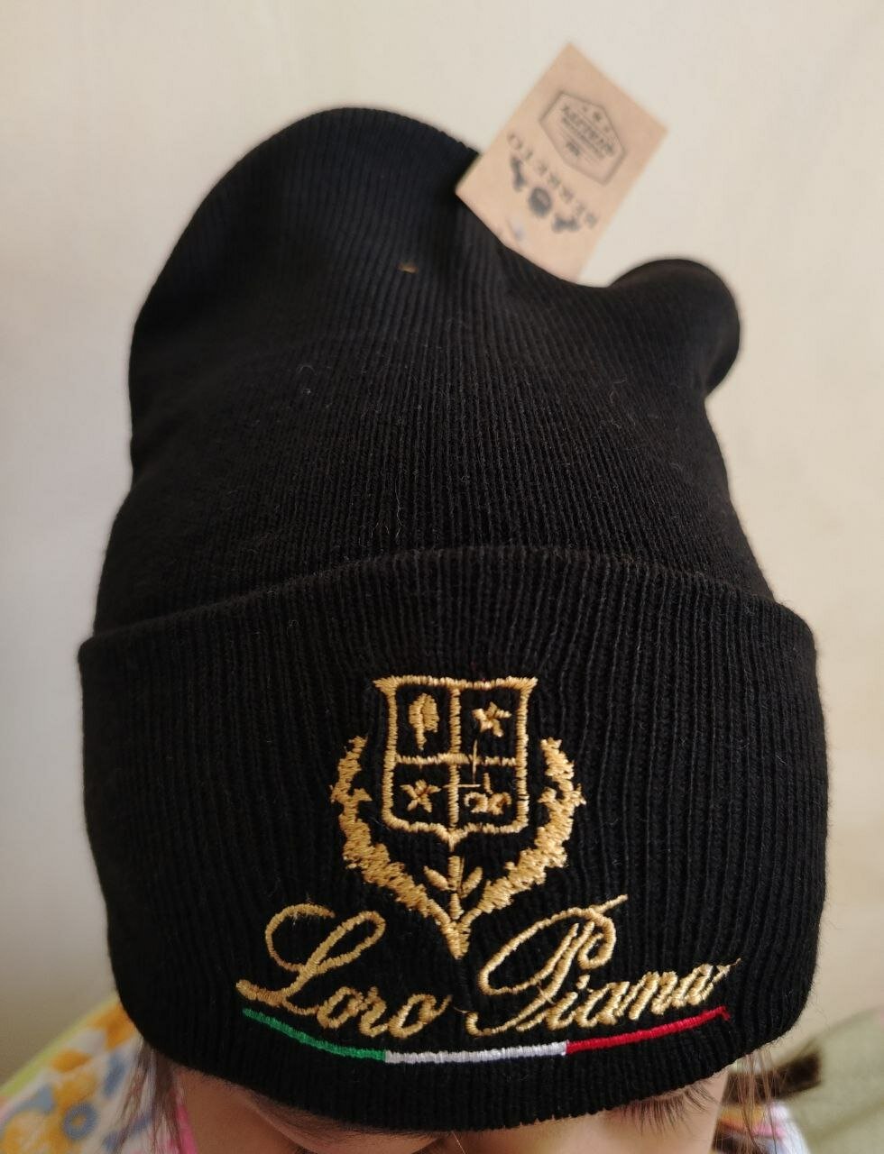 Шапка для детей, размер 54-58, черная