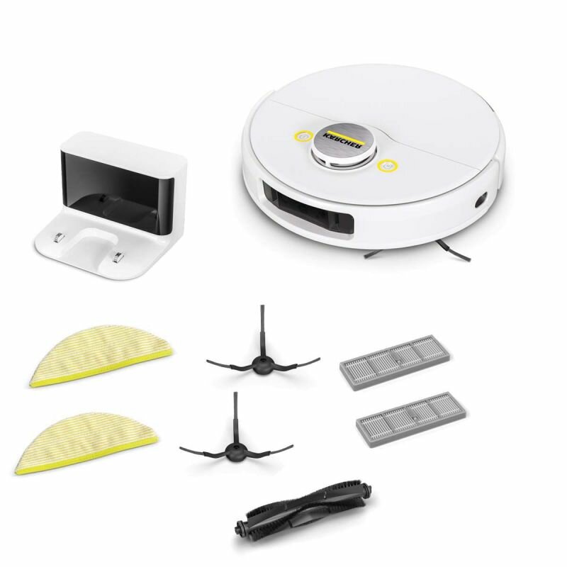Робот-пылесос Karcher RCV 5 (1.269-640.0) с функцией влажной уборки белый