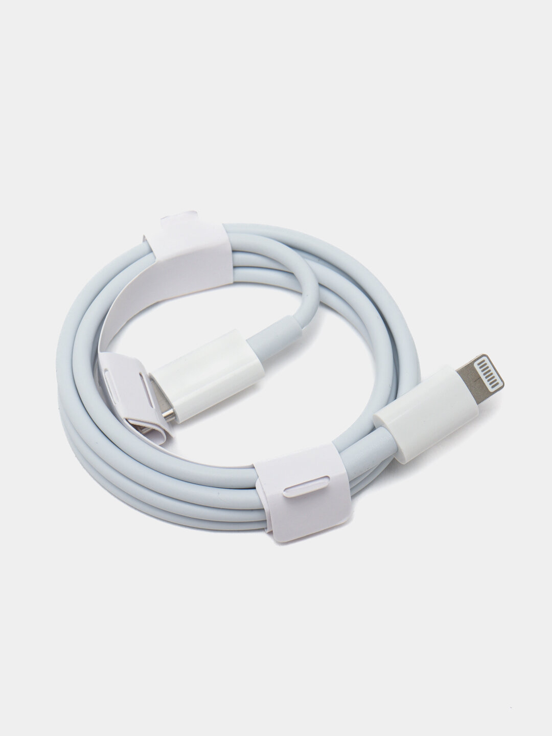 Кабель USB-C — Lightning для зарядки iPhone, 1 м, быстрая зарядка 18/20 Вт — фото 1