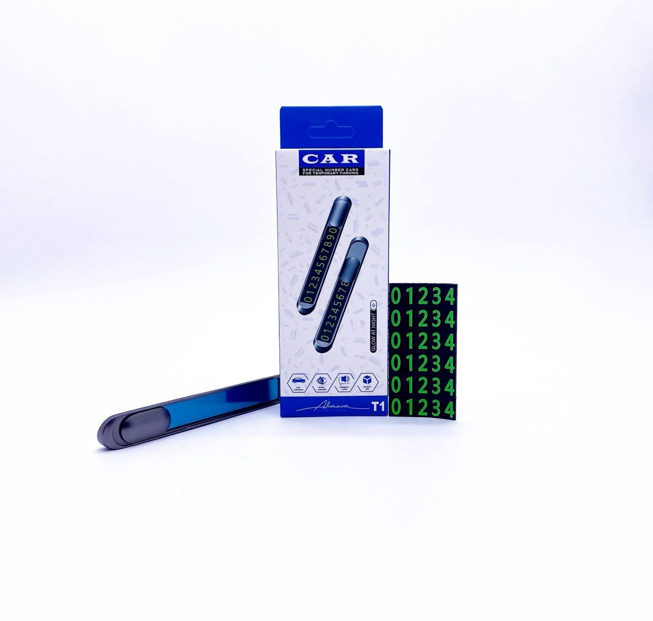 Табличка с номером телефона для автомобиля, Автовизитка для парковки Mobicom