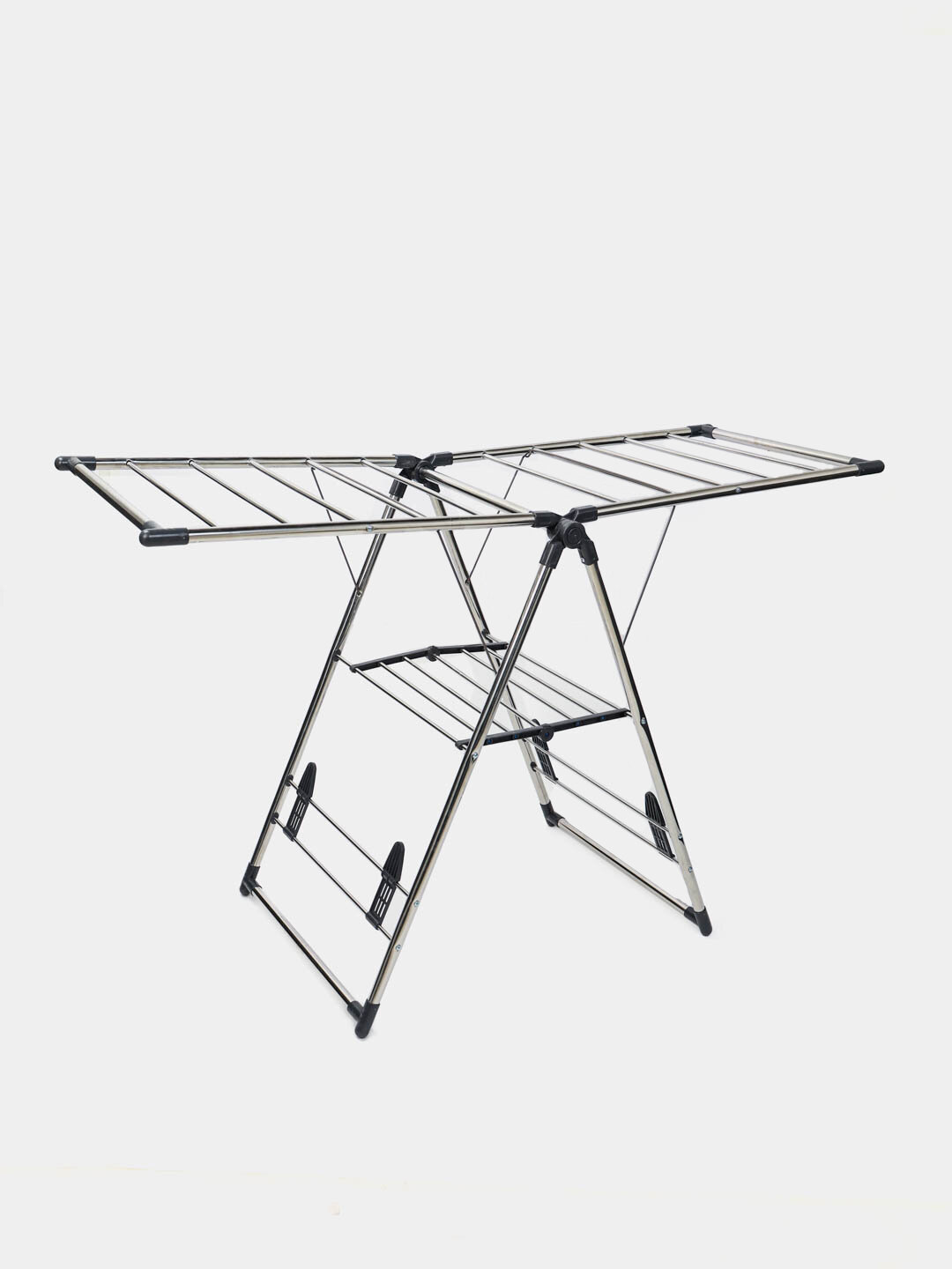 Сушилка для белья и одежды, напольная вертикальная, складная 24 рядов из нержавеющая сталь