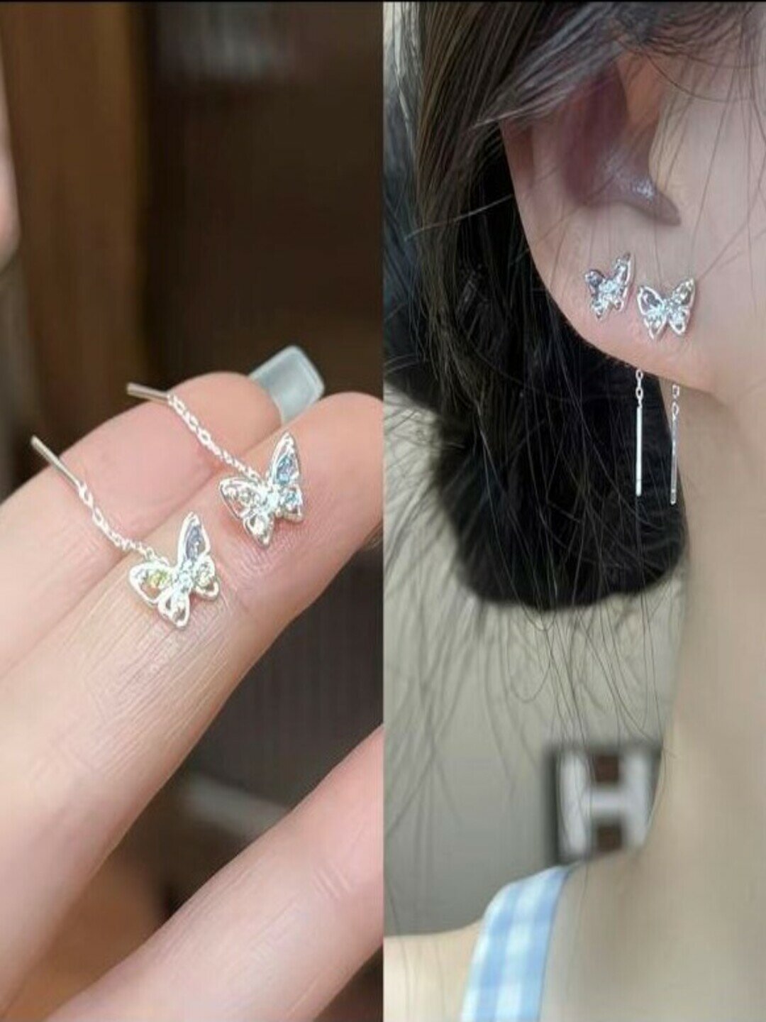 Серьги с подвесками — фото 1