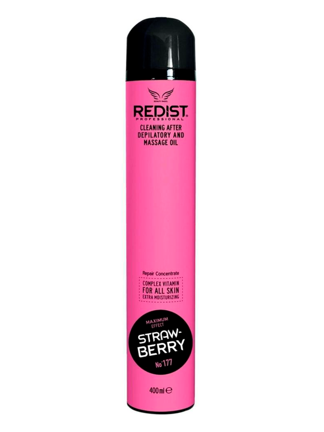 REDIST Cleaning After Depilatory and Massage Oil Strawberry No 177, масло после депиляции и для массажа, 400 мл