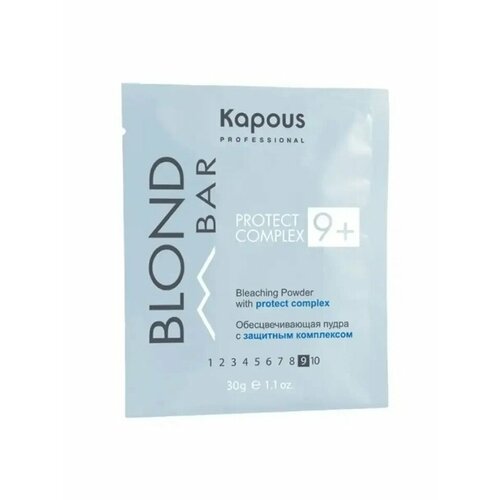 фото Kapous professional blond bar пудра для волос, обесцвечивающая, с защитным комплексом 9+, 30гр