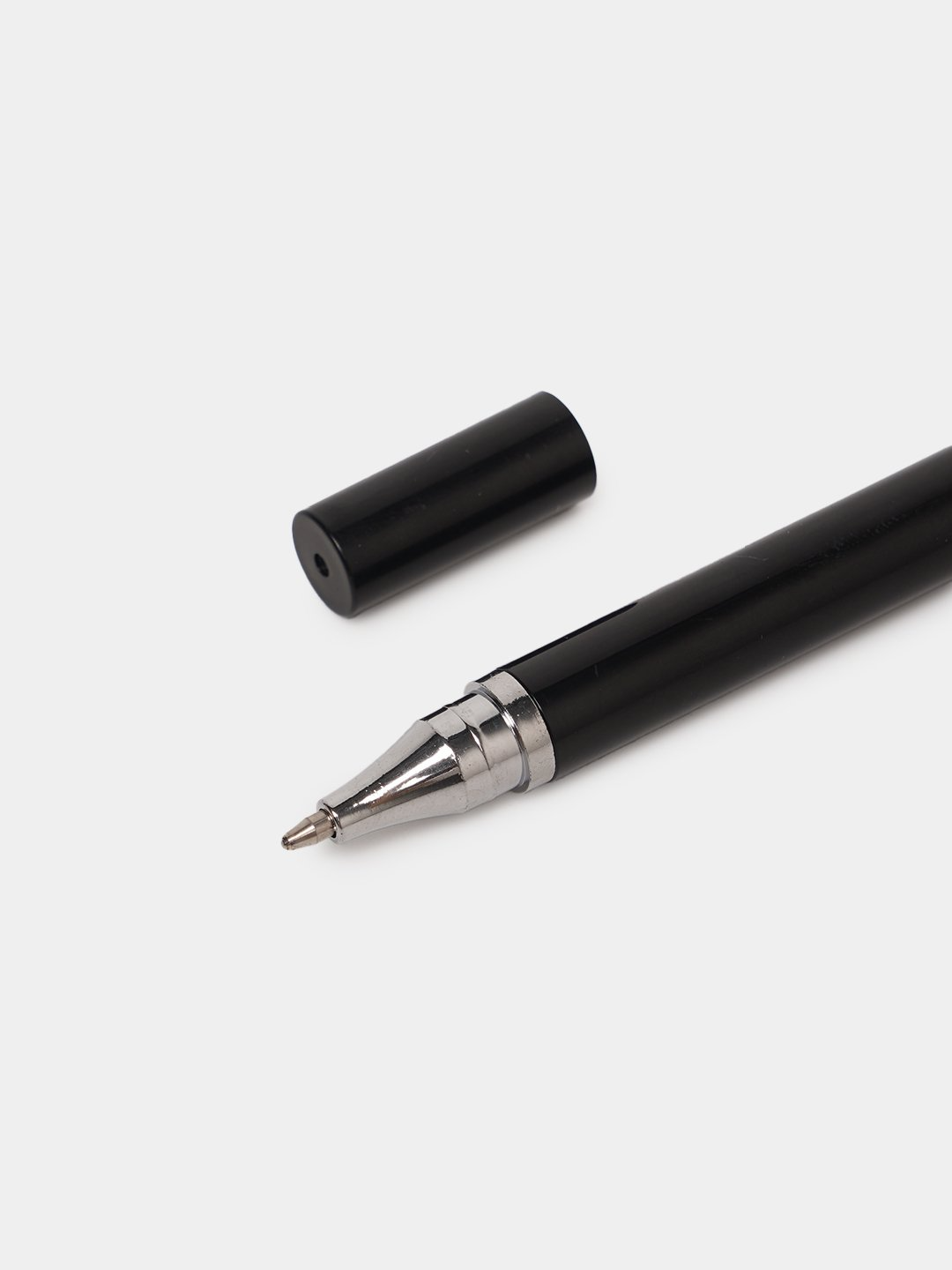 Универсальный стилус для телефонов и планшетов, 2 в 1, черный — фото 1