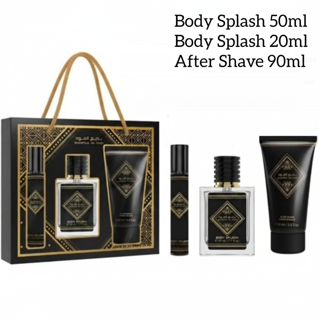Подарочный набор для мужчин Lattafa Bade'e Al Oud (Oud for Glory) 3 в 1, мужской парфюм