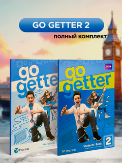 Изображение товара Go Getter 2. Полный комплект: Student's Book (учебник) +Workbook (рабочая тетрадь)+CD диск