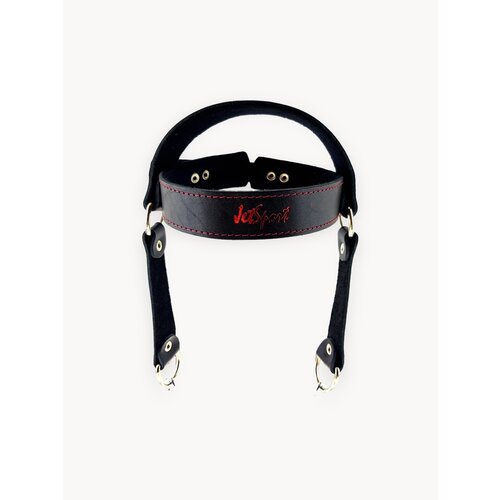 Тренажер для шеи / упряжь / из натуральной кожи JetSport с поворотными лямками