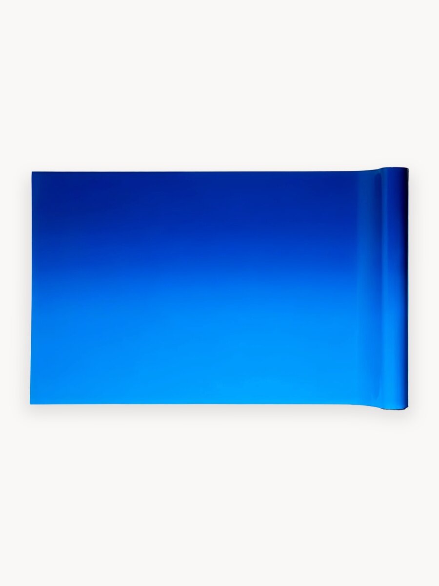 Фон для аквариумов и террариумов двухсторонний, черный/тёмно-синий, однотонный с градиентом, высота 30 см длина 60 см.