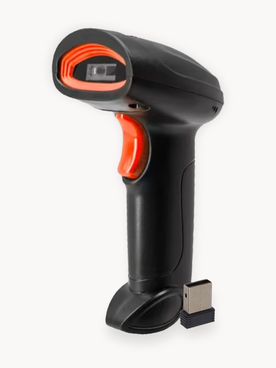 Беспроводной сканер штрих кода для ПВЗ, магазина, маркировки Честный знак ЕГАИС Эвотор Атол Меркурий для QR 1D 2D кодов