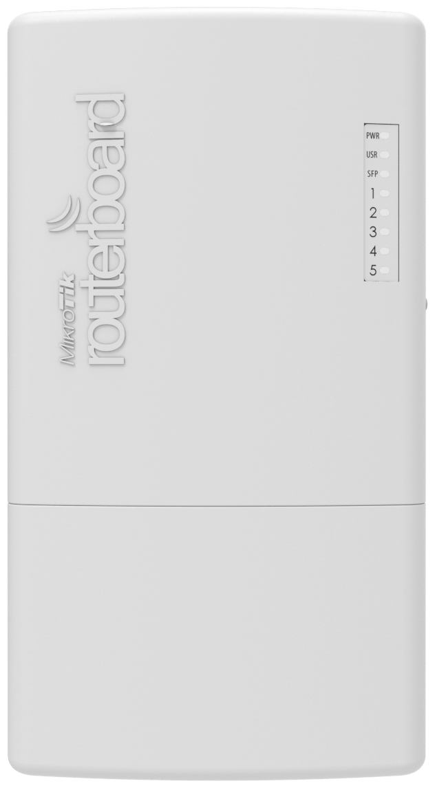 MikroTik RB960PGS-PB Маршрутизатор PowerBOX Pro, LAN 5х1 Гбит/с, 1xSFP, PoE, всепогодный корпус