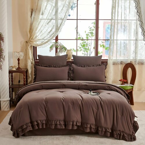 Постельное белье 2 спальное евро с одеялом , бархатный сатин Mency Men-27+