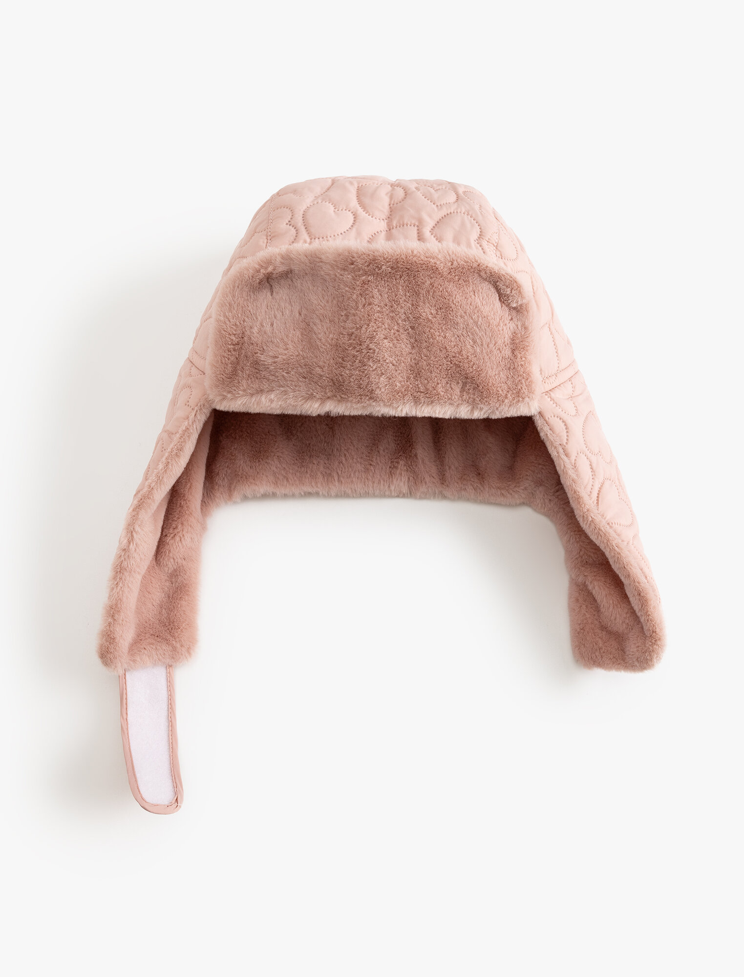 Шапка-ушанка KOTON для девочек размер универсальный - one size розовый