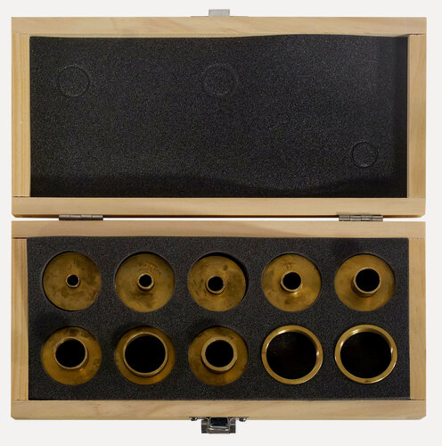 Изображение товара Набор копировальных втулок Энкор (10626), 10 шт, изготовлены из латуни