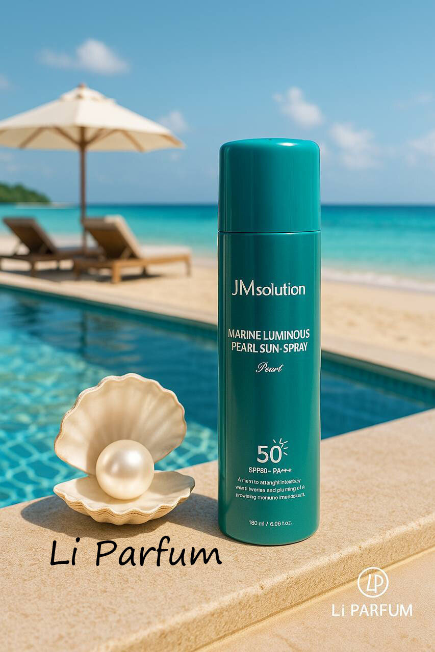 Солнцезащитный спрей JMsolution Marine Luminous Pearl SPF50+, для лица и тела, Корея