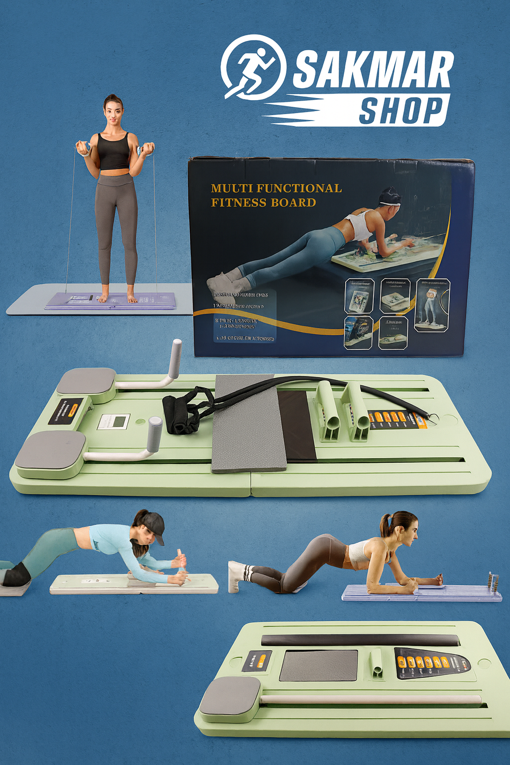 Фитнес-доска "Multi Functional Fitness Board", многофункциональная