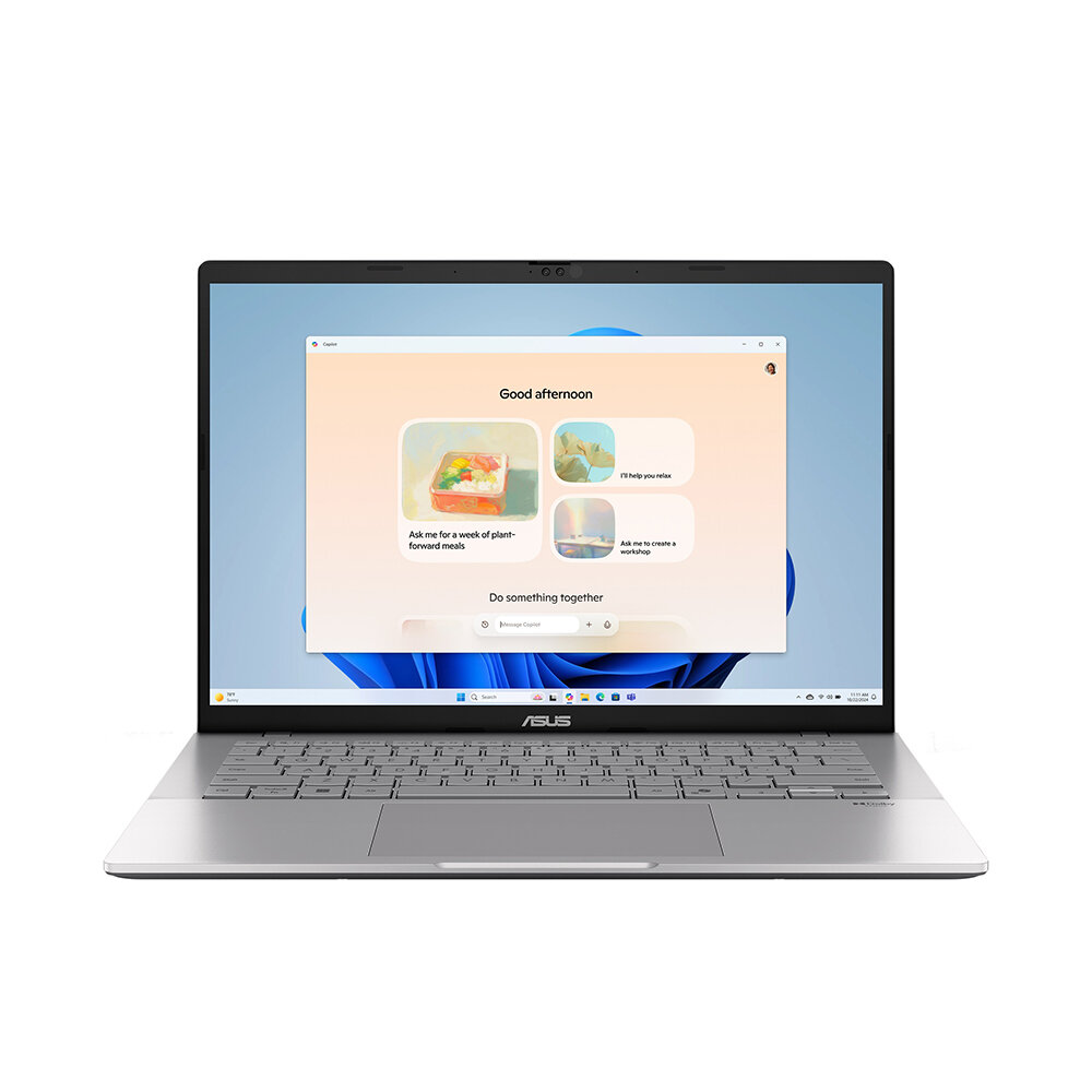 Ноутбук Asus VivoBook S14 S3407CA 14"IPS WUXGA/Ultra5 225H/16GB/512GB/Intel Arc/Win11pro/серебро