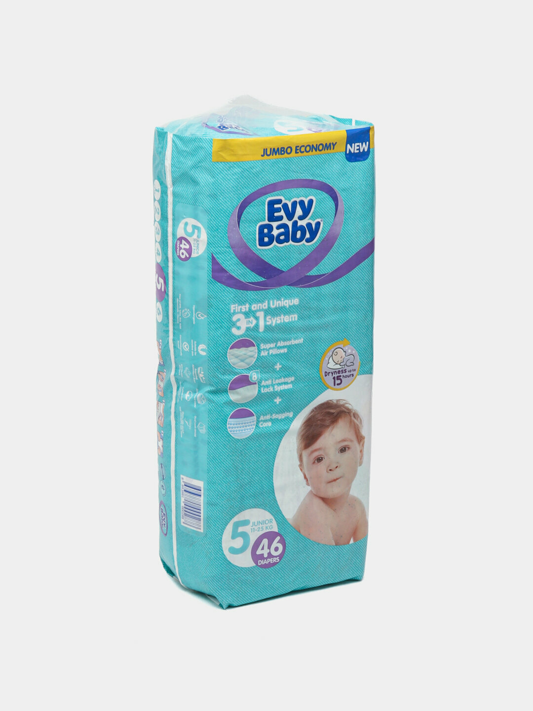 Подгузники Evy Baby, 5, 46 штук, 11-25 кг