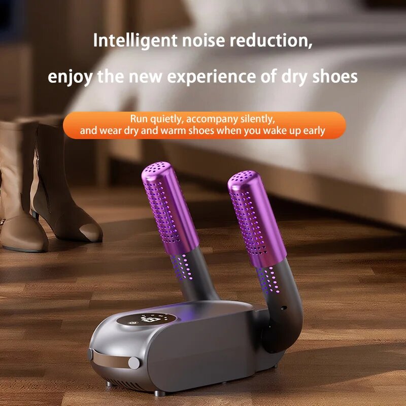Сушилки Для Обуви Xiaomi Телескопическая сушилка для обуви Xiaomi, бытовая умная сушилка для обуви с сенсорным экраном, складная быстросохнущая бытовая сушилка для обуви