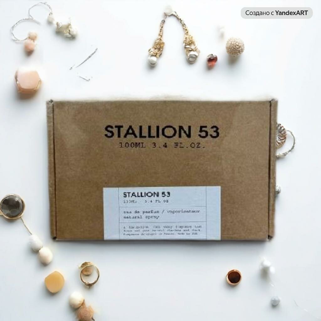 Парфюмерная вода STALLION 53 - аналог Santal - 33 унисекс, восточный пряный аромат, 100ml — фото 1