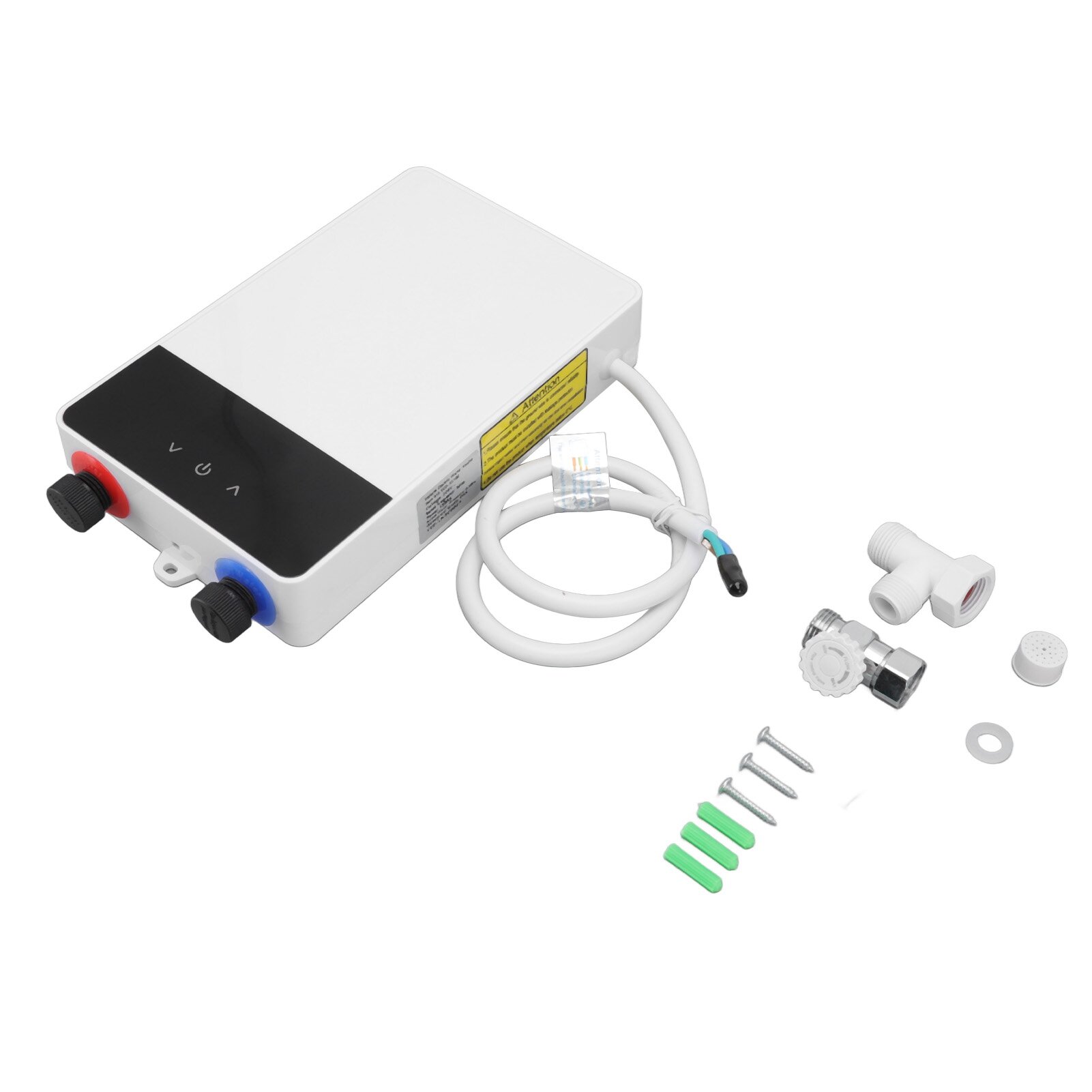 220 В 5500 Вт Мгновенный водонагреватель Электрический монтажный мини -мгновенный нагреватель горячей воды с калибром G1/2 для домашней ванной комнаты