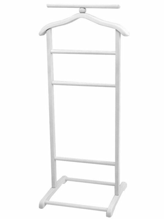 Вешалка костюмная IFERS для одежды напольная В 6Н цвет белый — фото 1